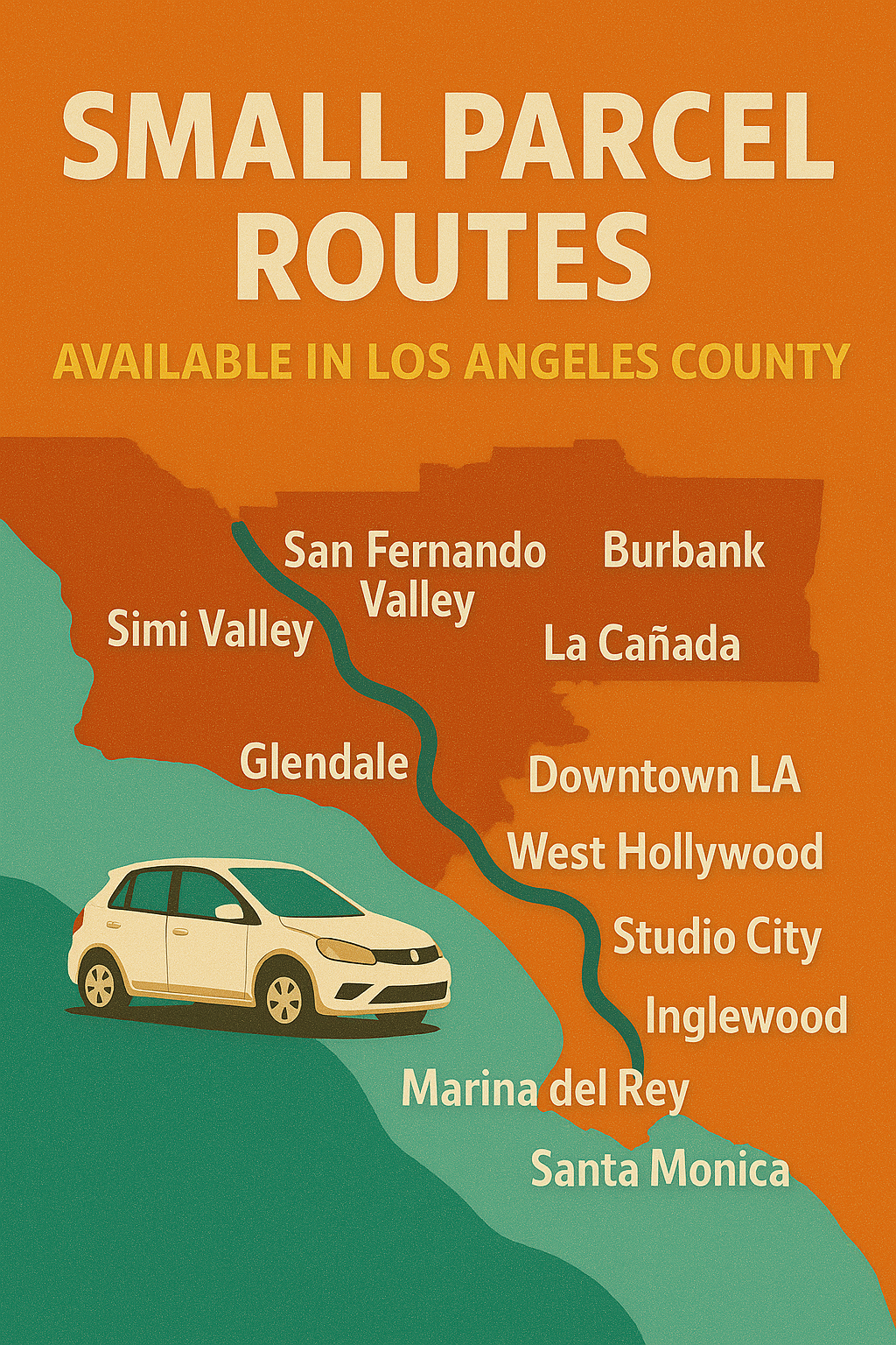 Small parcel routes LA
