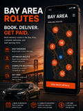 Bay Area Small parcel routes