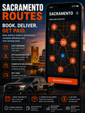 Sacramento Small parcel routes