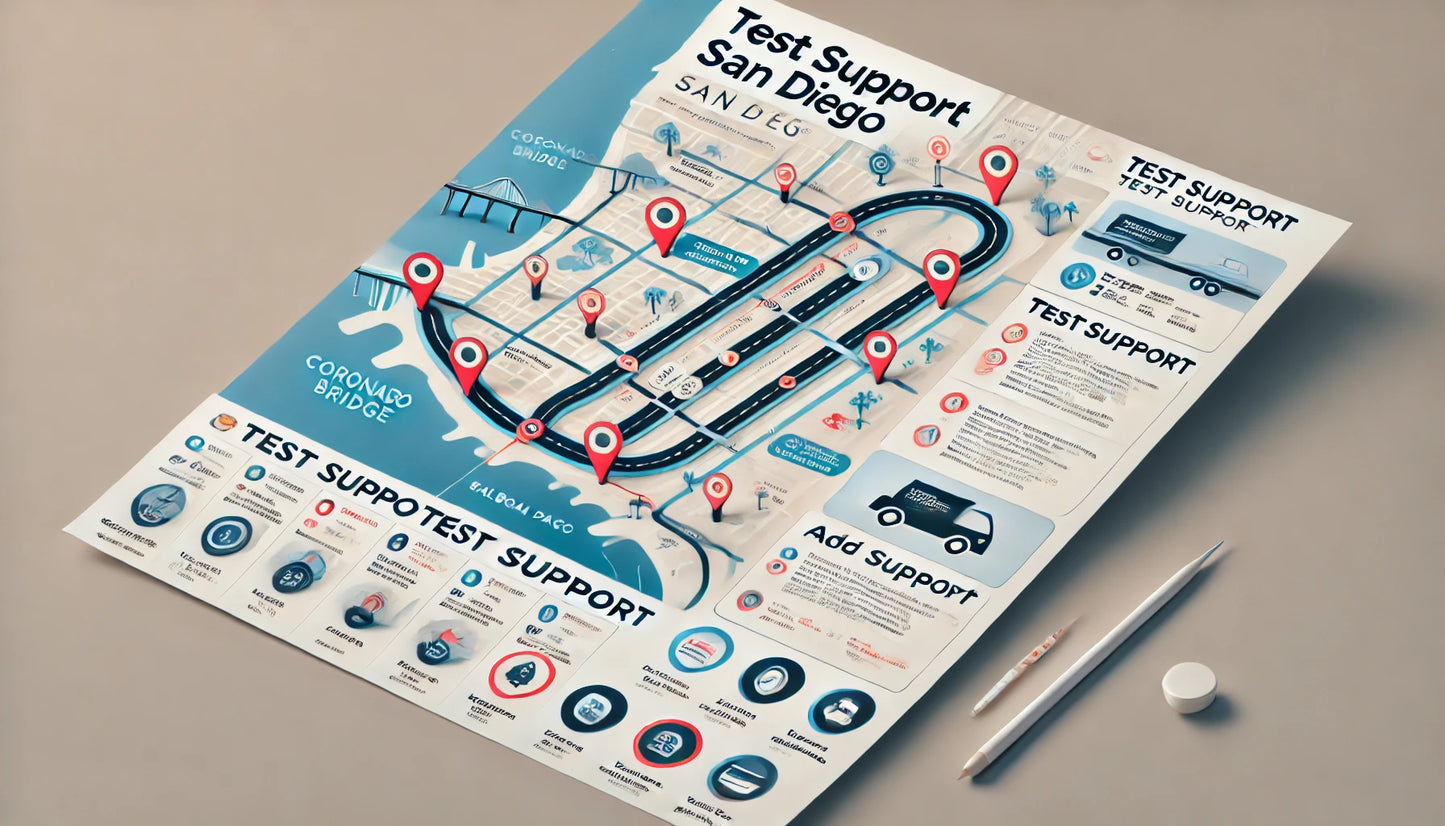 North San Diego Test Routes